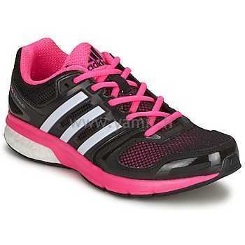 chaussures running femme response blanc rose adidas